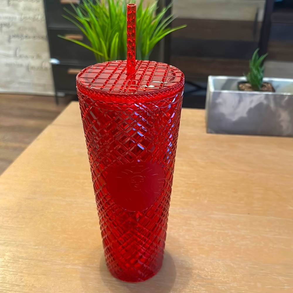 Starbucks Red Jeweled Venti Tumbler